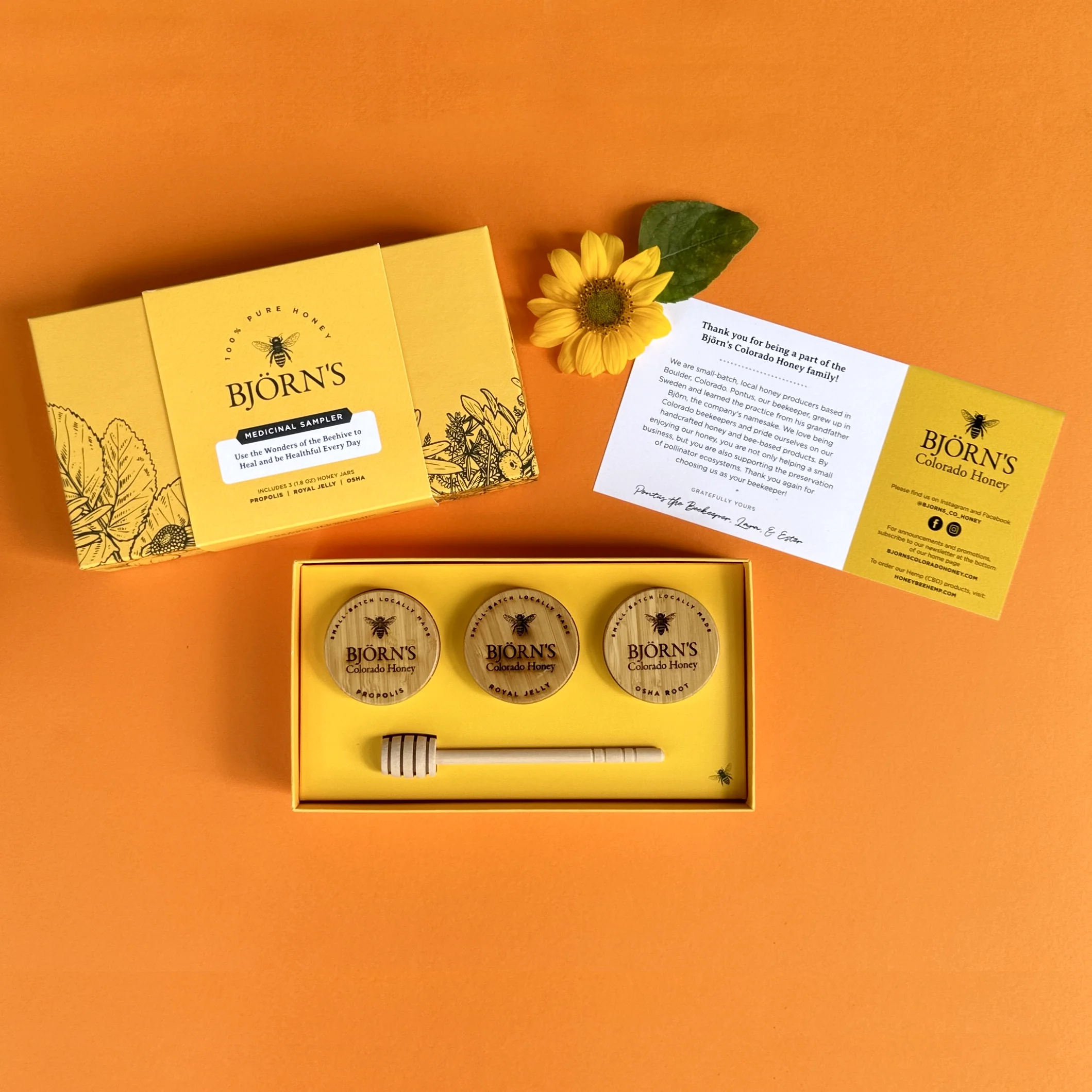 Björn’s Honey Gift Box - Medicinal Sampler - Image 3