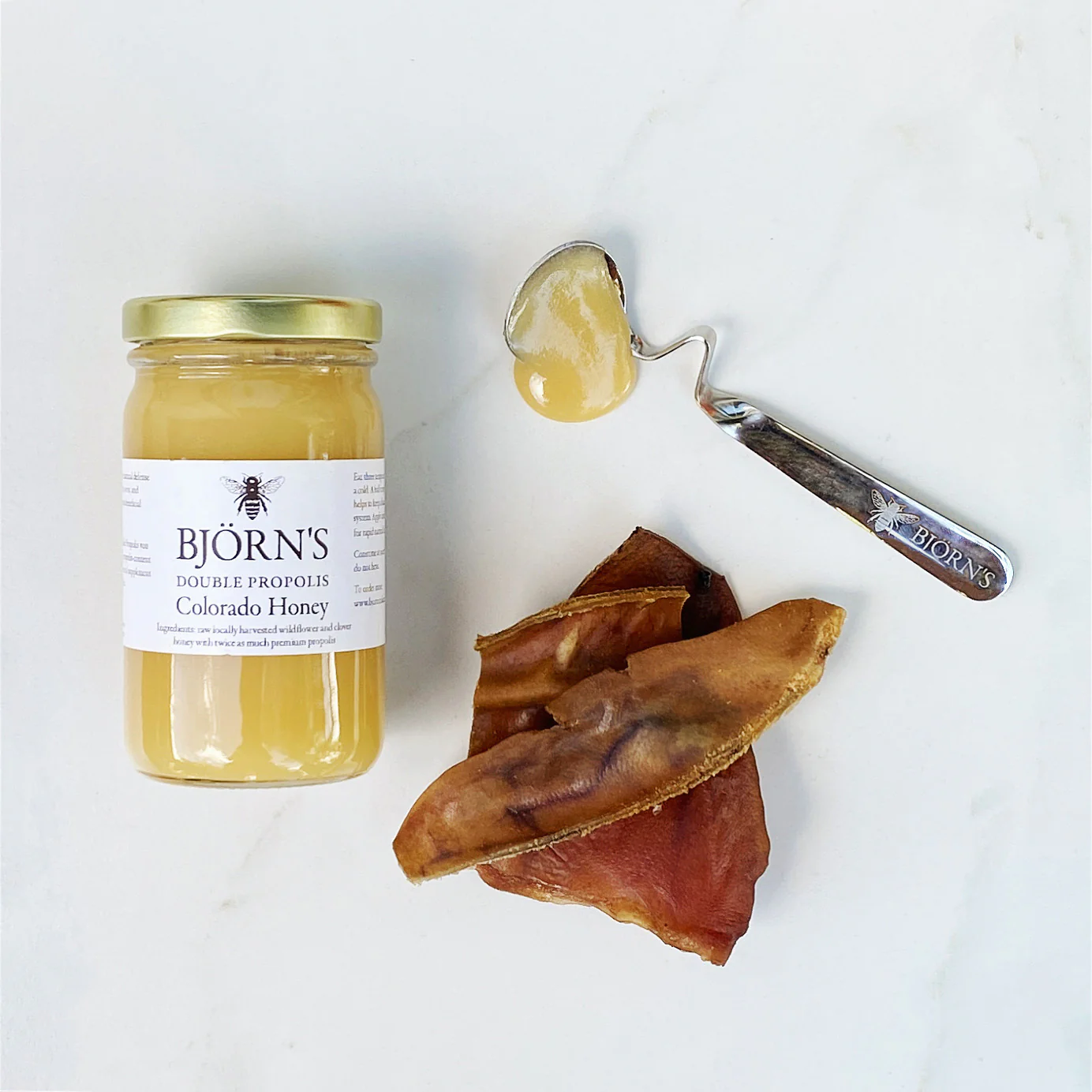 Dog Treats - Honey-Smoked Pig Ears - Image 2